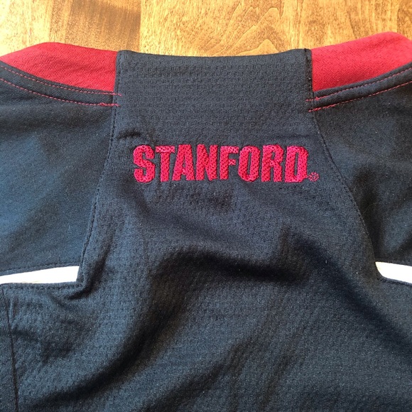 Nike FitDry Stanford Mesh Two-Tone Workout Shirt - Picture 4 of 10